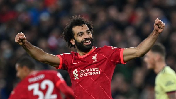 صلاح يقود ليفربول لهزيمة آرسنال (المصدر: حساب الدوري الإنجليزي الرسمي على تويتر)