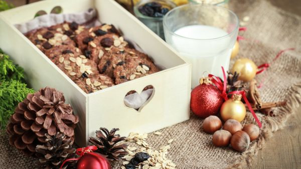 كوكيز الشوفان بالقرفة الصحي