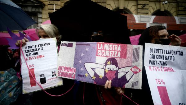 Thousands held protests against male violence against women