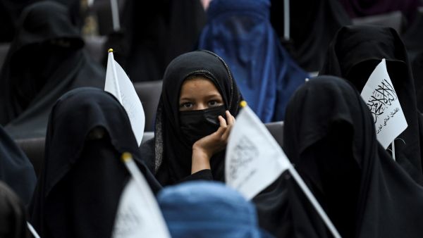 The Islamist rules have only allowed women at private universities and girls in primary school to continue their education
