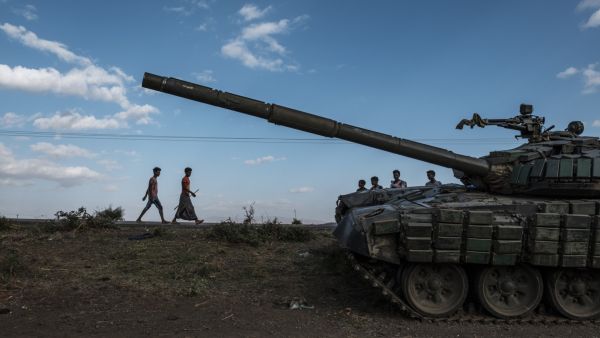 With thousands dead, two million displaced and mounting fears of a rebel march on Addis Ababa, Ethiopia's war threatens to unleash instability across the fragile Horn of Africa region even as envoys scramble to end the year-long conflict. (Photo by EDUARDO SOTERAS / AFP) UN warns about surging arrests of Tigrayans in Ethiopia