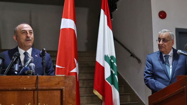 The return of Syrian refugees key topic in Cavusoglu’s talks in Lebanon