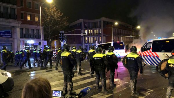 Dutch police has ordered an emergency in the northern cities to keep people away from the streets.