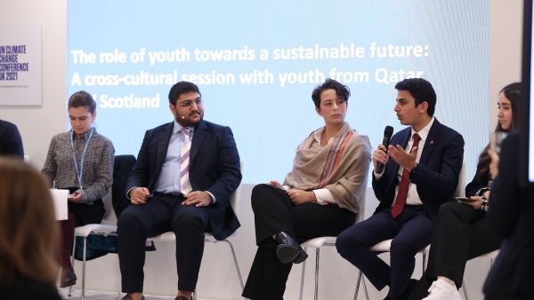 Youth From Qatar Drive Home the Need for Climate Education at Cop26