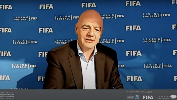FIFA World Cup Qatar 2022 Preparations Are the Best-ever, FIFA President Tells QF’s Education City Speaker Series
