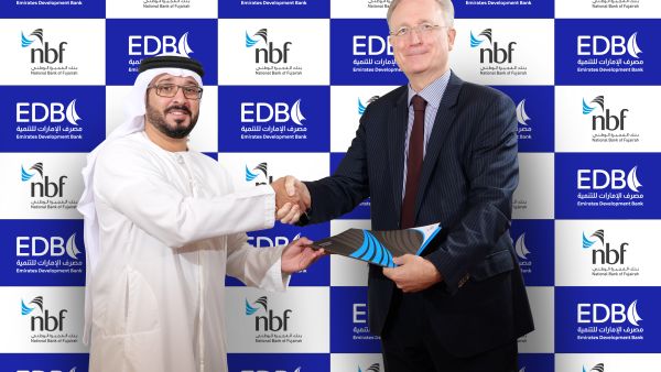 During the event Emirates Development Bank, National Bank of Fujairah Sign MoU on Credit Guarantee, Co-lending for SMEs in the UAE