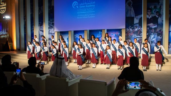 During the event HH Sheikha Moza Attends Qatar Academy Doha’s 25th Anniversary Celebration