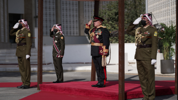 Jordan King delivered a speech during the inauguration of the first ordinary session of the 19th Parliament