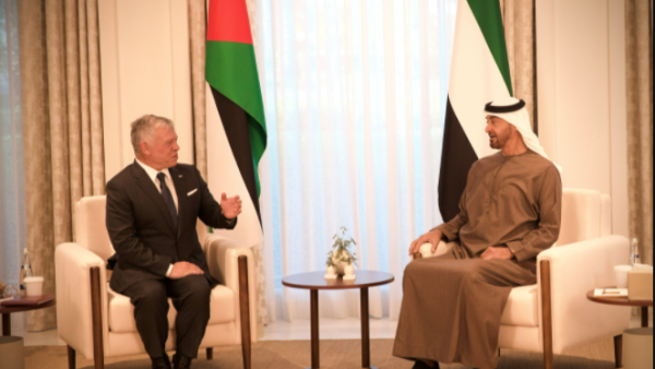 Jordan King holds talks with Abu Dhabi crown prince