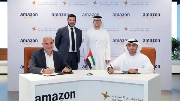 أمازون تتعاون مع مكتب أبوظبي للاستثمار لإنشاء مركز لوجستي فائق التطور