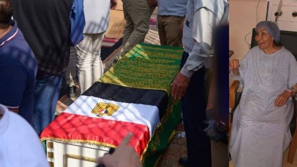 Pictures of the Solemn Funeral Held for Suhair Al-Bably in the Presence of Donia and Amy Samir Ghanem
