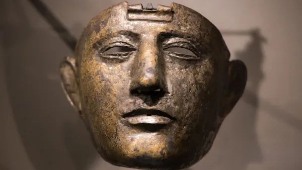 Roman soldier's face mask is uncovered in Turkey