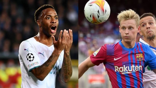 Raheem Sterling and Frenkie de Jong (Photo: AFP)