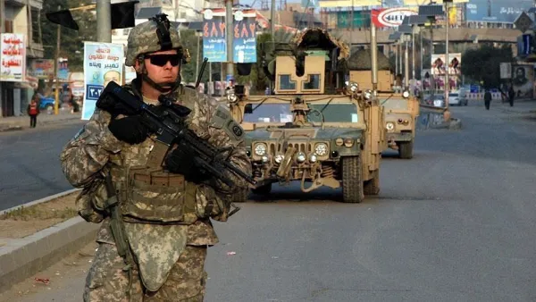 US military cargo shipped out of Iraq 