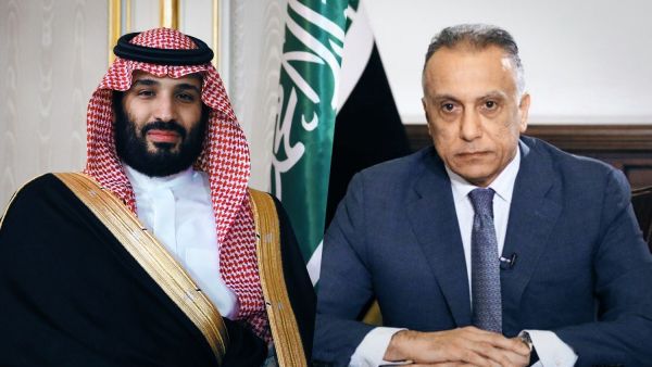 محمد بن سلمان ومصطفى الكاظمي