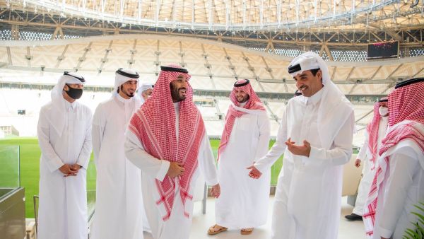  ولي العهد السعودي وأمير قطر 