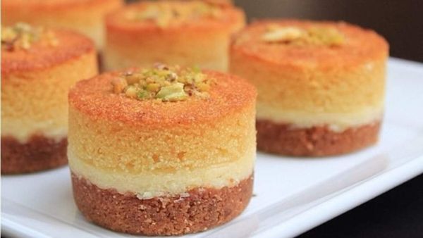 طريقة عمل تشيز كيك البسبوسة