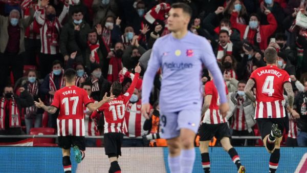 بلباو إلى ربع نهائي كأس الملك بعد الفوز على برشلونة