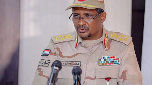نائب رئيس مجلس السيادة بالسودان محمد حمدان دقلو "حميدتي"