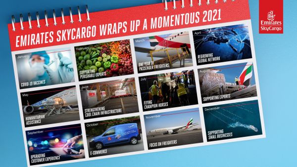 Emirates SkyCargo Wraps up a Momentous 2021 with Several Industry-leading Milestones