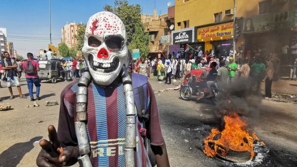 Protester in Sudan 