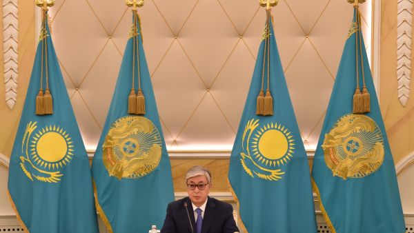 Protesters stormed the mayor's office in Kazakhstan's largest city Almaty on January 5, 2022, as unprecedented unrest in the Central Asian nation spun out of control. (Photo by Vyacheslav OSELEDKO / AFP) Social Injustice