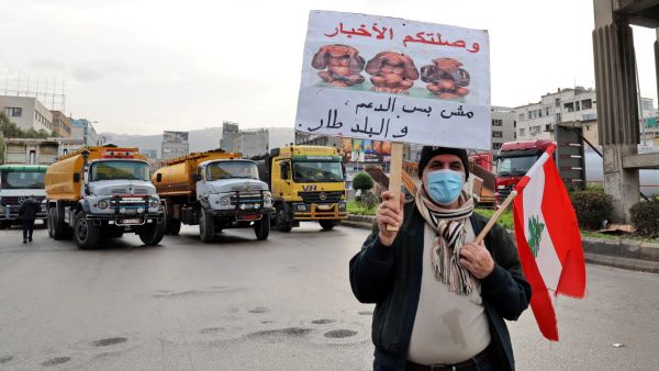 'Day of rage' rallies in Lebanon to protest poor living conditions