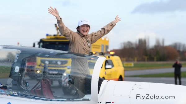 Belgian-British teenage pilot Zara Rutherford