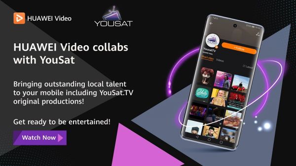 HUAWEI Video يطلق باقة مختارة من فئات المحتوى الترفيهي الأعلى تصنيفاً على قناة "يوسات" (YouSat) الفضائية حصرياً لمستخدميه في المنطقة