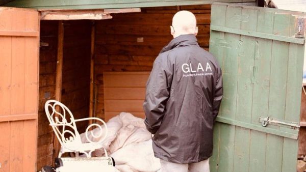 Man locked in a shed 