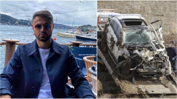 Shocking Video Shows the Moment Ahmet Çalık's Car Overturned!