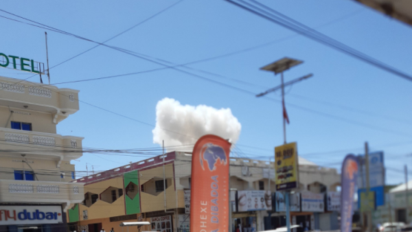 Huge explosion in Mogadishu, Somalia