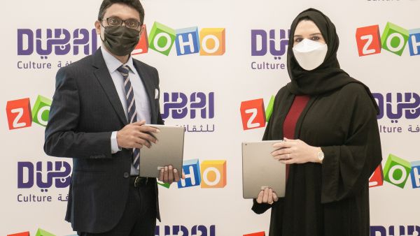 "دبي للثقافة" و"زوهو" توقعان اتفاقية تعاون لدعم التحول الرقمي لرواد الأعمال الإبداعية في دبي