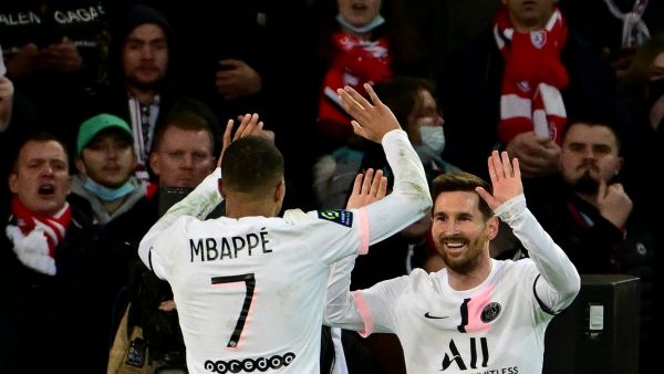 ميسي ومبابي يقودان ميسي لانتصار كبير