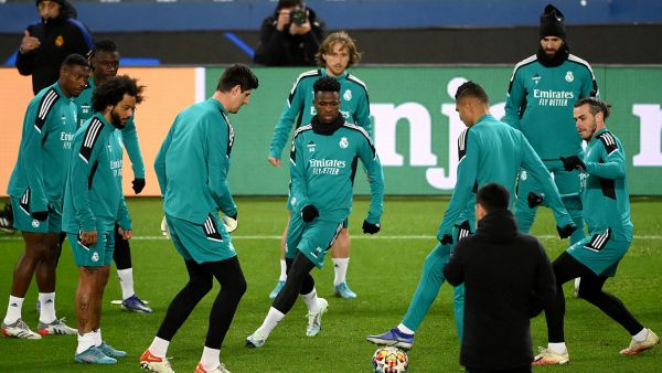 جانب من تدريبات ريال مدريد