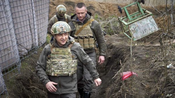 الرئيس الاوكراني فلاديمير زيلنسكي 