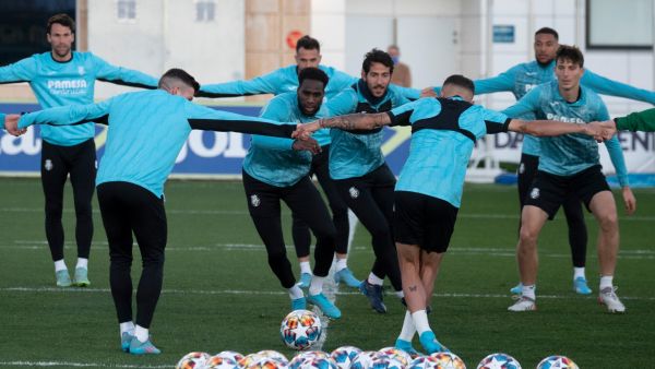 جانب من تدريبات فياريال الاستعدادية لملاقاة يوفنتوس