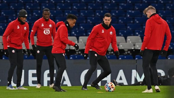 جانب من تحضيرات ليل لمواجهة تشيلسي