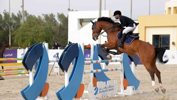 During the event Burgan Bank Sponsors The Fifth Round Of The Kuwaiti Equestrian Federation League