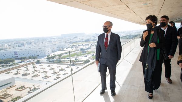 QF President Of Higher Education Meets Us Envoy At Education City