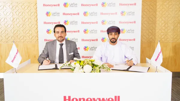 هانيويل تُوقع اتفاقية تعاون مع مراس العمانية لدعم مبادراتها الاستراتيجية في مجالات الاستدامة والطاقة