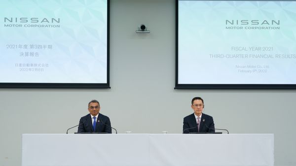 Nissan Reports April-December Results For Fiscal Year 2021