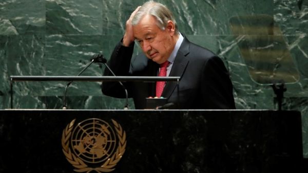 الأمين العام للأمم المتحدة أنطونيو غوتيريش