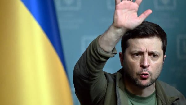 الرئيس الأوكراني فولوديمير زيلينسكي