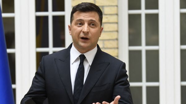 الرئيس الأوكراني فلاديمير زيلينسكي