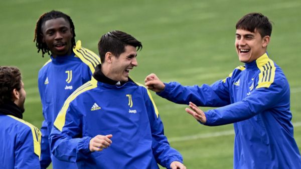 جانب من تدريبات يوفنتوس الاستعدادية لمواجهة فياريال