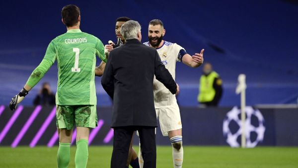 بنزيمة ينقذ ريال مدريد والمدرب كارلو أنشيلوتي