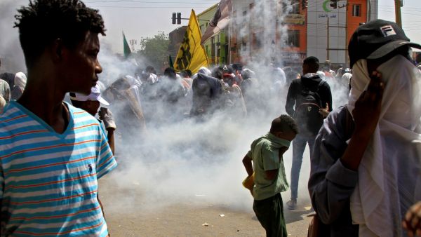 anti-coup protesters hit the streets again in Sudan