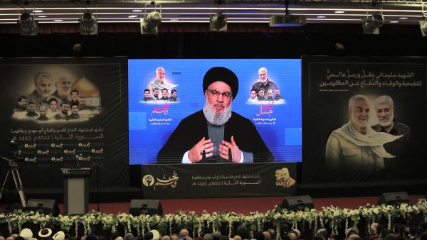 head of the Lebanese Shiite movement Hezbollah Hassan Nasrallah