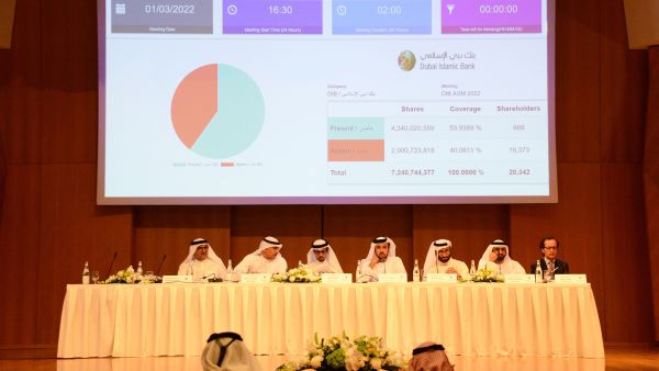 During the event Dubai Islamic Bank Shareholders Approve 25% Dividend for 2021